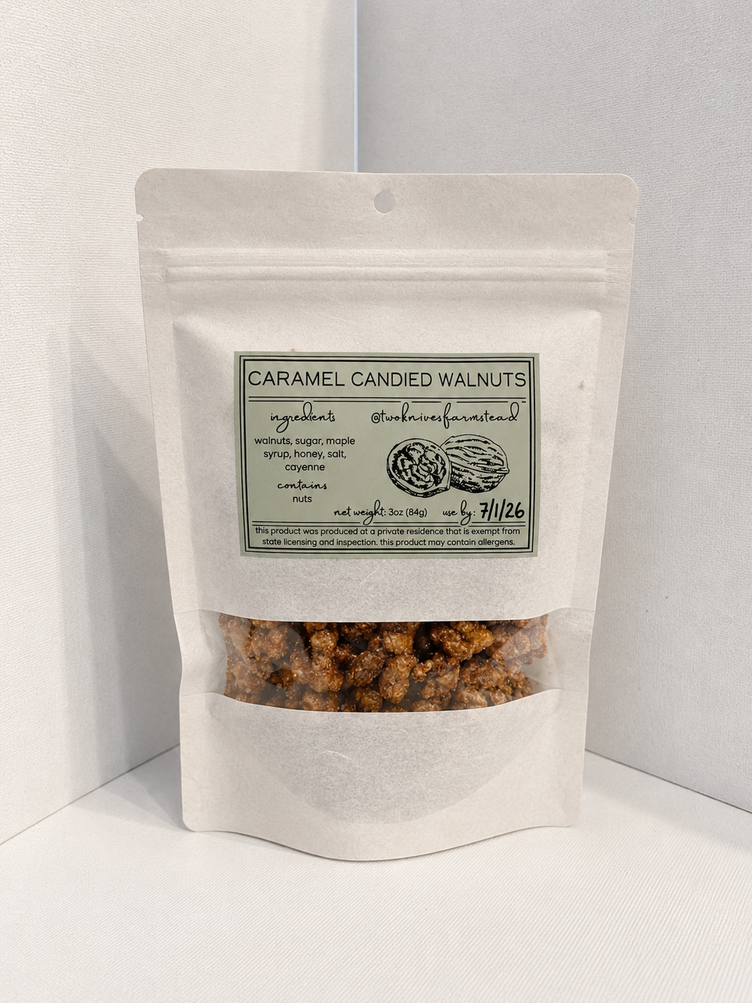Caramel Candied Walnuts